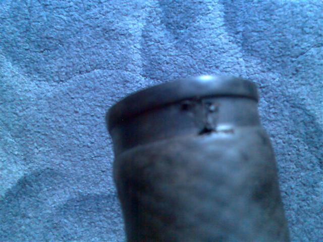 damaged pipe view 1