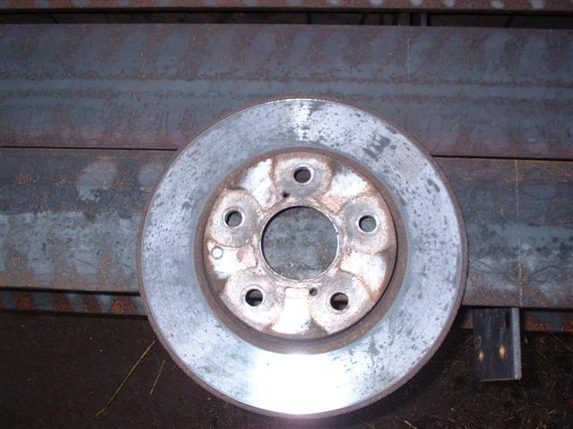gubbed drivers side front disc