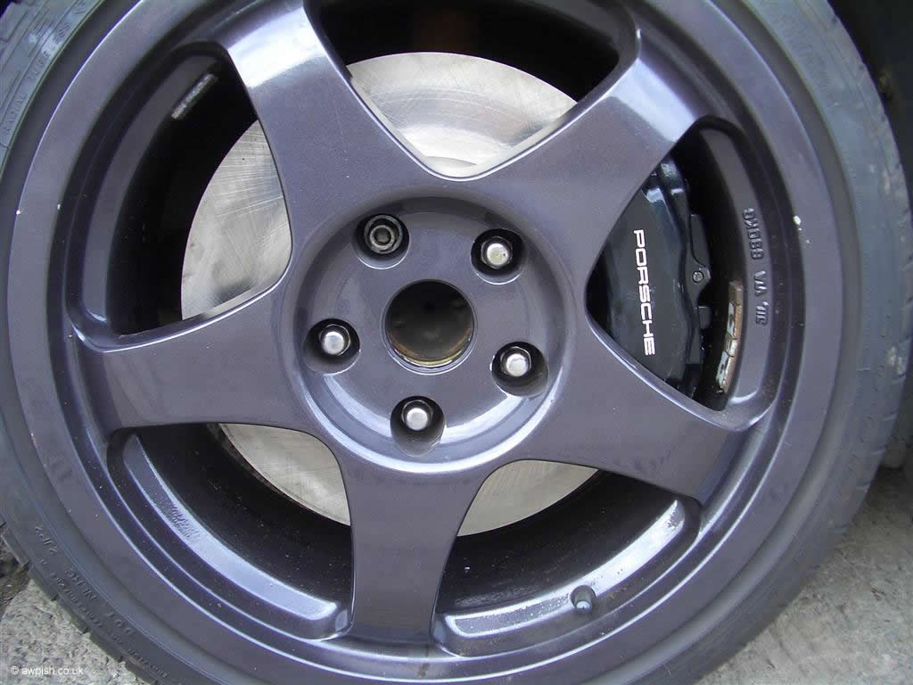 Porsche front caliper supra 325mm disc