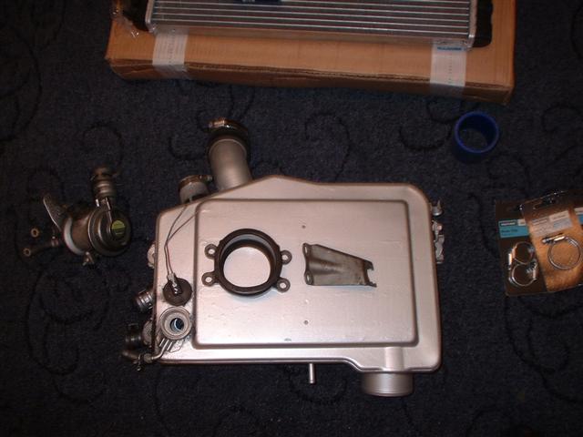 chargecooler core and throttle sock