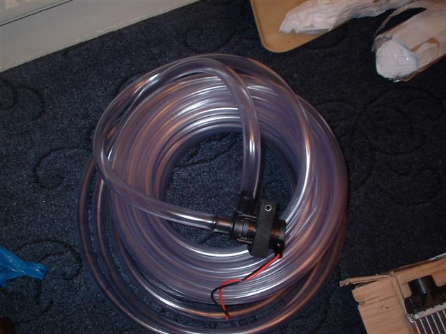 water piping and water pump